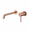 Grifo de lavabo monomando empotrado Monza oro rosa cepillado de Imex